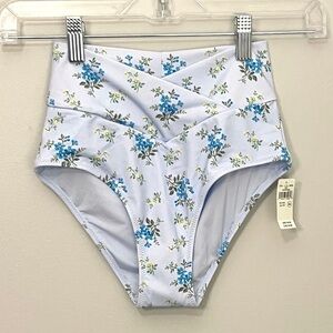 Aerie High Waisted Floral Bikini Bottoms 🌸 (XXS)